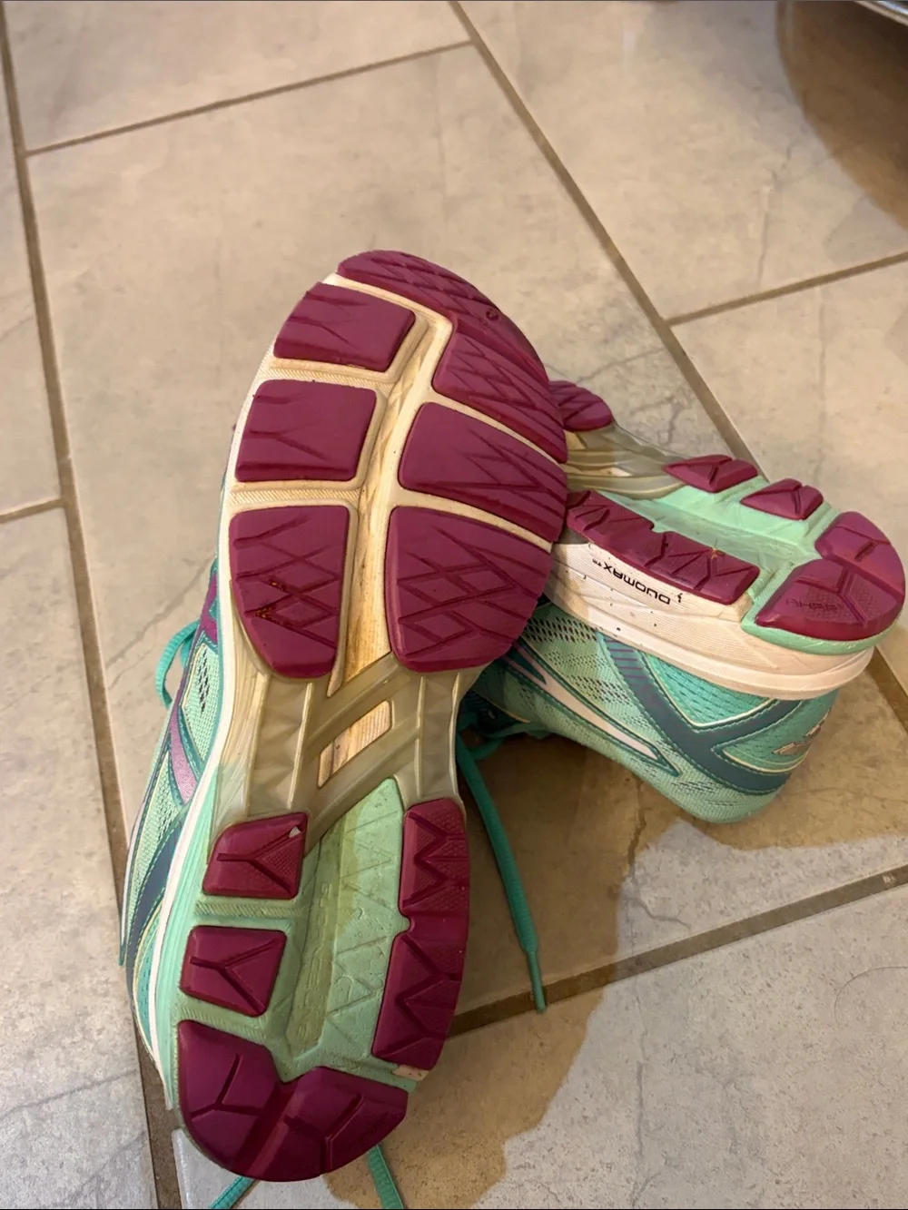 ASICS 10 Women's GT-1000 5 Mint Orchid Cockatoo Running Sneakers